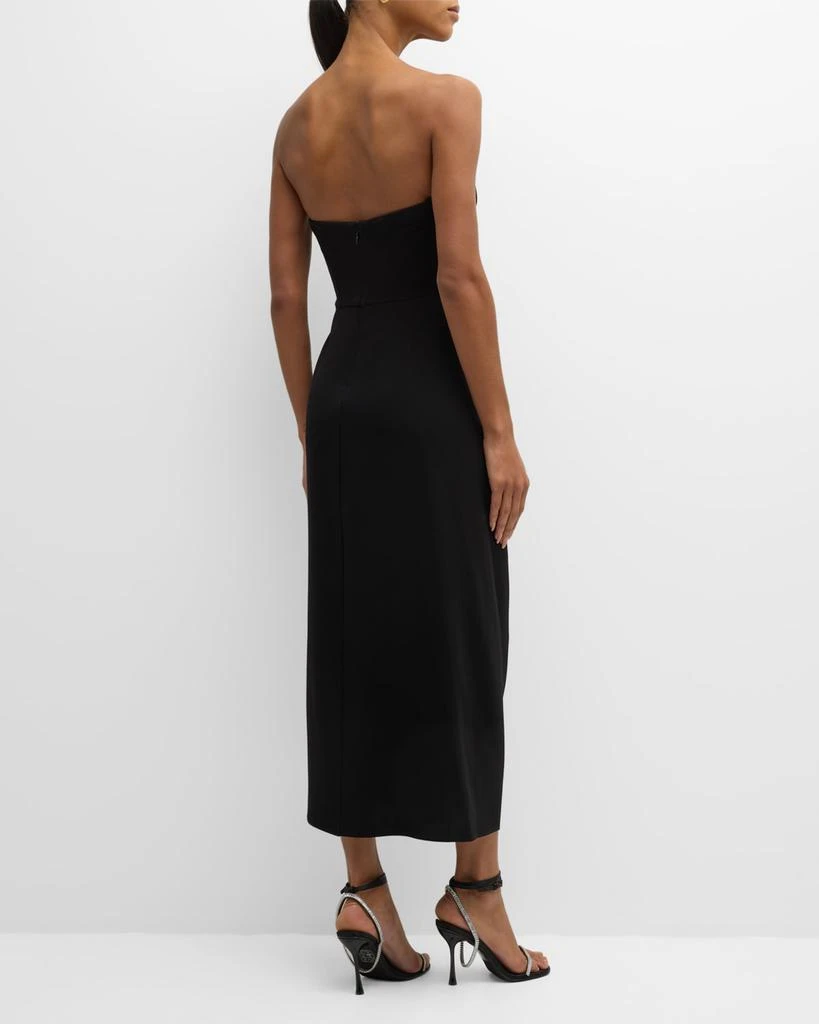 商品SIMKHAI|Keelan Strapless Draped A-Line Midi Dress,价格¥2212,第5张图片详细描述