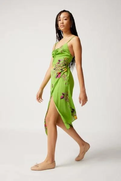 UO Priscilla Lace-Up Midi Dress 商品