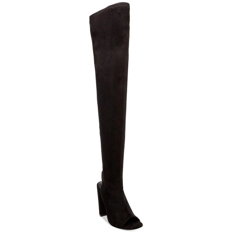 商品Steve Madden|Women's Kimmi Peep-Toe Over-The-Knee Boots,价格¥338,第2张图片详细描述