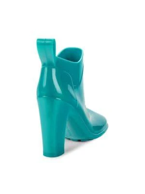 商品Bottega Veneta|Glossy Faux Leather Booties,价格¥4281,第3张图片详细描述