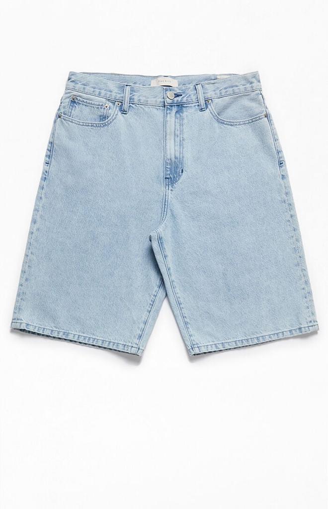 Light Indigo Extreme Baggy Denim Shorts – On Sale Now with