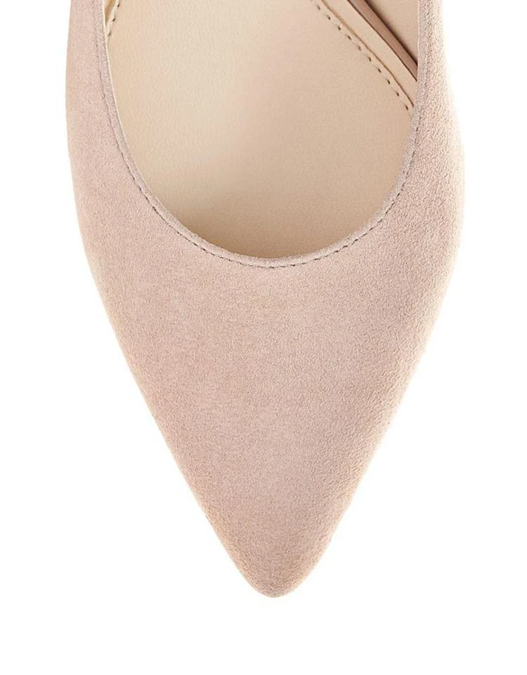 商品Brian Atwood|Karina 麂皮尖头中跟鞋,价格¥541,第4张图片详细描述