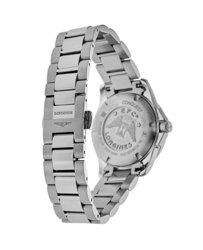 商品Longines|Longines Conquest Quartz Blue Diamond Dial Stainless Steel Women's Watch L3.377.4.97.6,价格¥6991,第4张图片详细描述