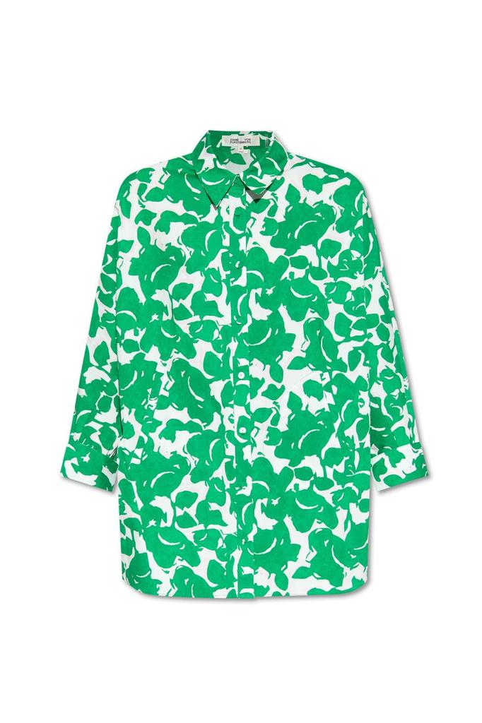 Diane von Furstenberg Caleb Long Sleeved Shirt商品第1张图片规格展示