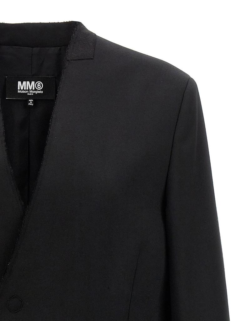MM6 Maison Margiela Single-Breasted Blazer商品第3张图片规格展示