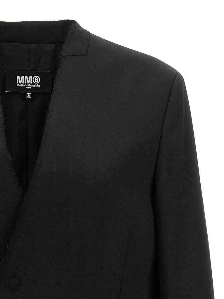 商品MM6|MM6 Maison Margiela Single-Breasted Blazer,价格¥6048,第3张图片详细描述