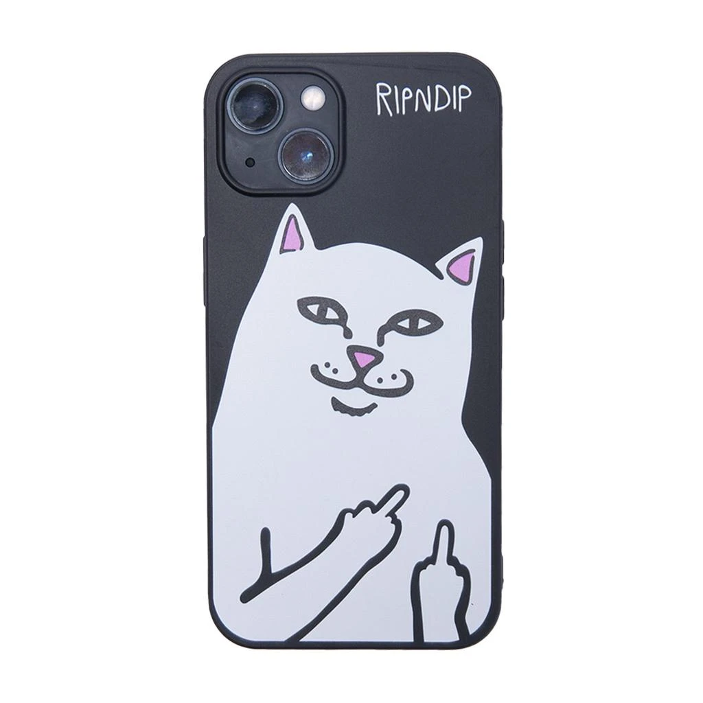 商品RIPNDIP|Lord Nermal Iphone Case (Black),价格¥39,第4张图片详细描述