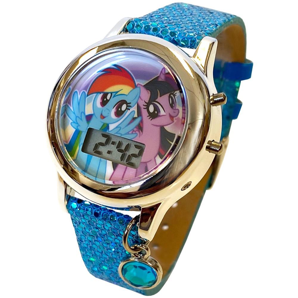 Kid's My Little Pony Digital Glitter Silicone Strap Watch 34mm商品第2张图片规格展示