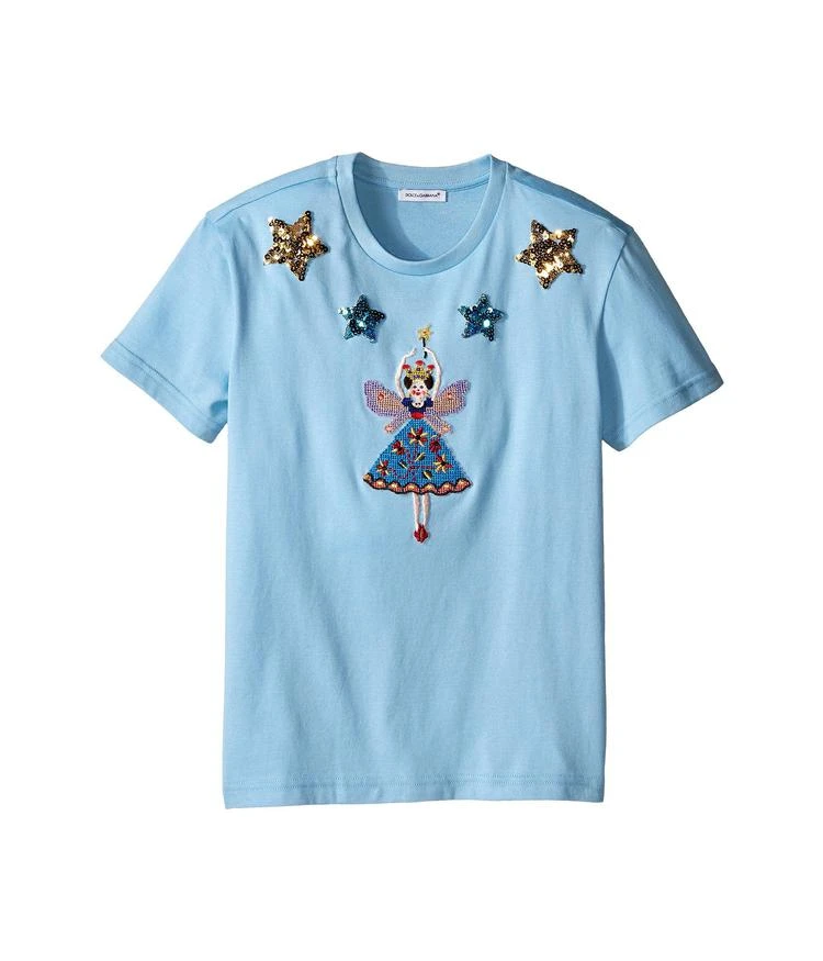 商品Dolce & Gabbana|大童Dolce & Gabbana Kids City Short Sleeve T-Shirt (Big Kids),价格¥2081,第1张图片