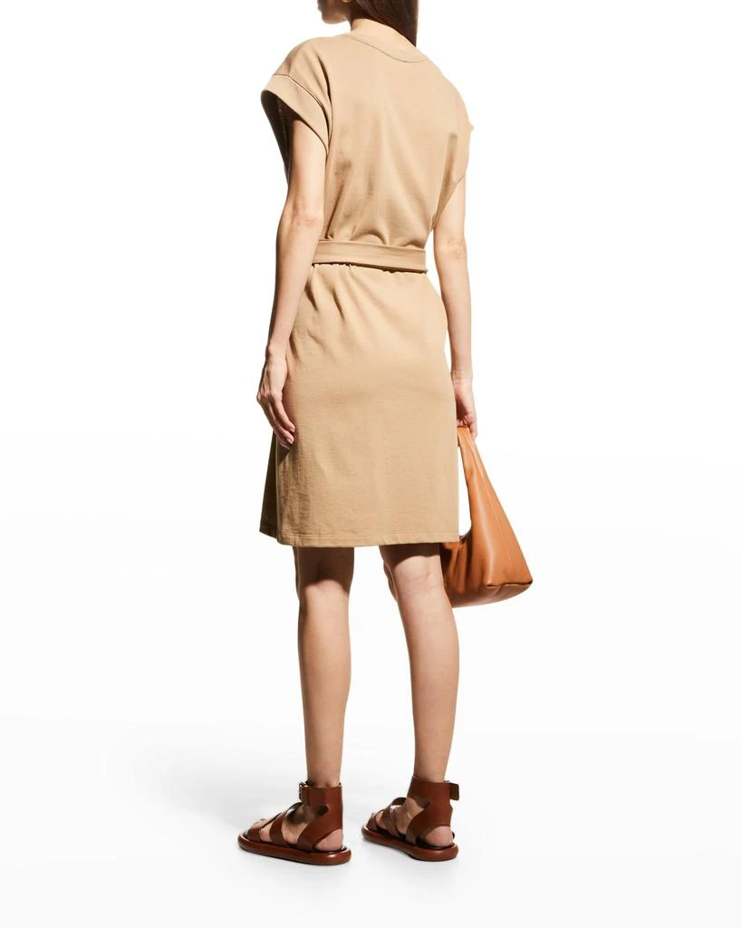 商品Vince|Short-Sleeve Tie-Waist Dress,价格¥598,第4张图片详细描述