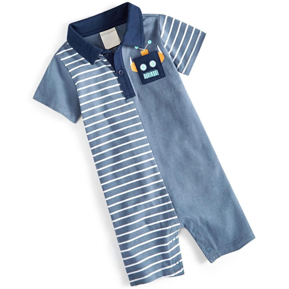 商品First Impressions|Baby Boys Robot Pocket Cotton Sunsuit, Created for Macy's,价格¥68,第1张图片