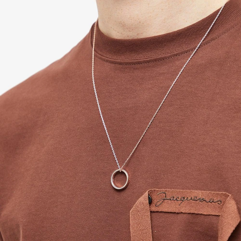 商品MAISON MARGIELA|Maison Margiela Logo Ring Necklace,价格¥1986,第5张图片详细描述