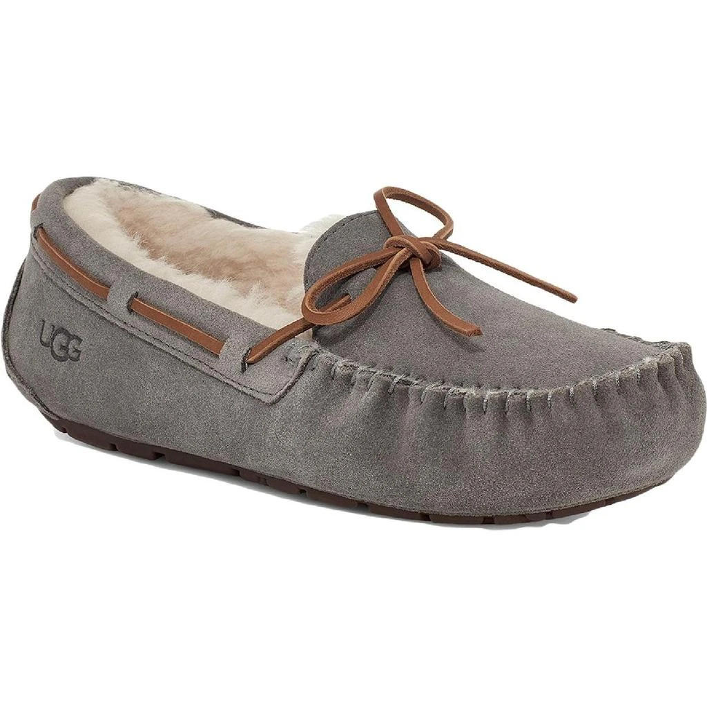 商品UGG|Ugg Dakota Women's Leather Wool Lined Slip On Moccasin Slippers,价格¥412,第1张图片详细描述