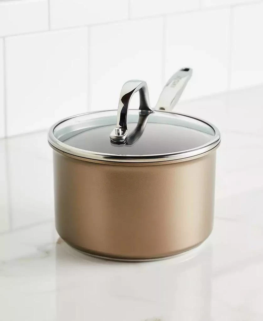 商品Anolon|Ascend Hard Anodized Aluminum Non-Stick 3-Quart Saucepan with Lid,价格¥485,第5张图片详细描述