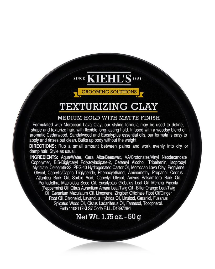 商品Kiehl's|Grooming Solutions Texturizing Clay Pomade 1.75 oz.,价格¥105,第1张图片详细描述