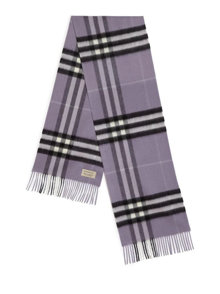 商品Burberry|Giant Check Cashmere Scarf,价格¥3525,第2张图片详细描述