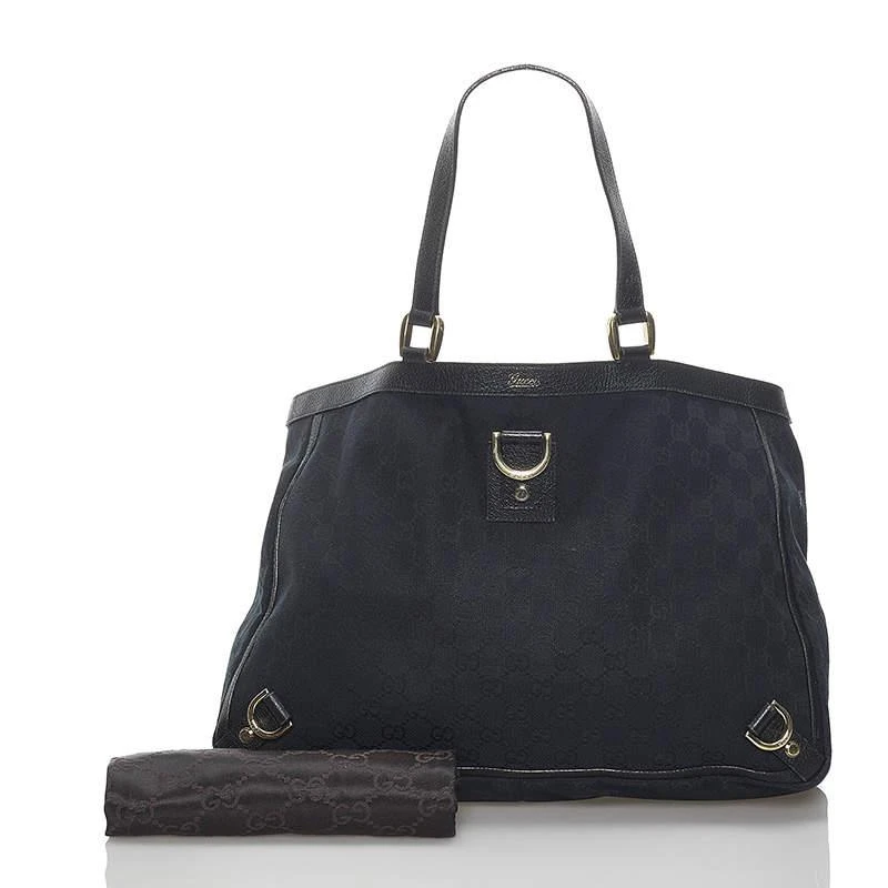 Gucci Black GG Canvas Abbey D-Ring Tote Bag 商品
