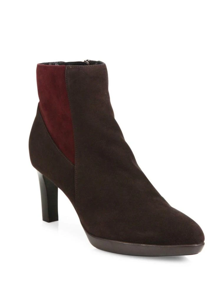 商品Aquatalia|Debra Colorblock Suede Booties,价格¥1485,第1张图片