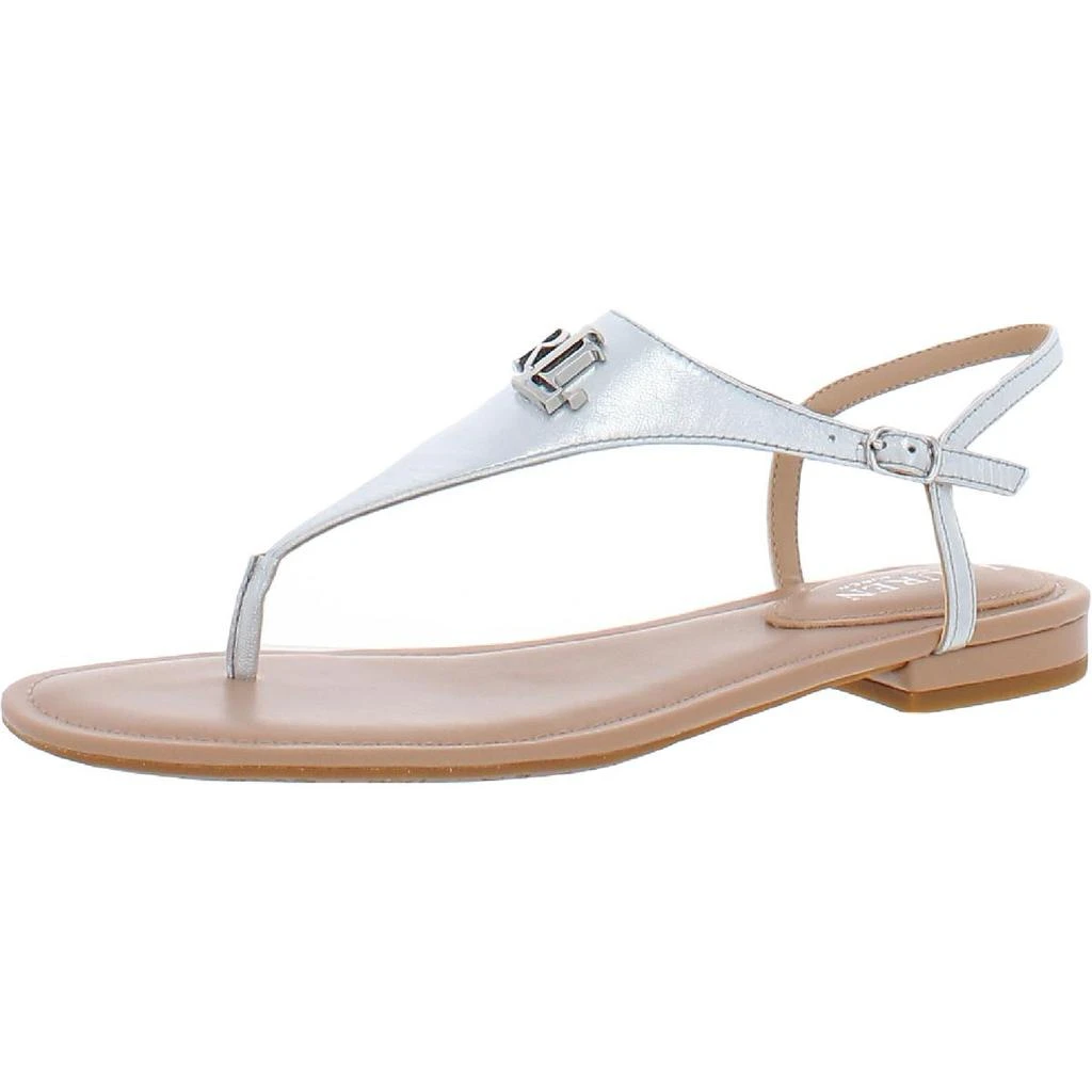 商品Ralph Lauren|Lauren Ralph Lauren Womens Ellington Leather Slingback Espadrilles,价格¥277,第2张图片详细描述