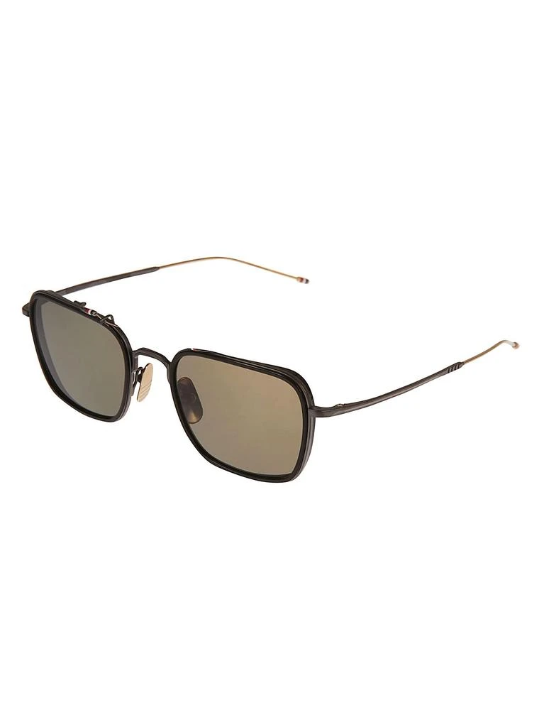 商品Thom Browne|Thom Browne Top Bar Detail Square Sunglasses,价格¥5014,第2张图片详细描述
