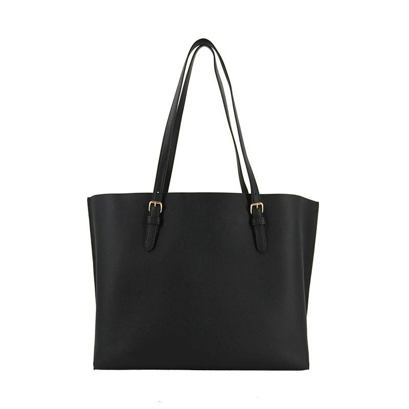 商品Coach|COACH 蔻驰 女士黑色皮质手提单肩包托特包 1671IMF2L,价格¥2985,第2张图片详细描述