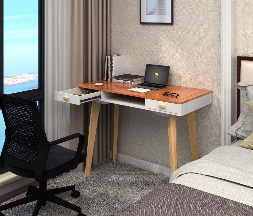 Streamdale Modern Simple Style Solid Wood Computer Desk 商品