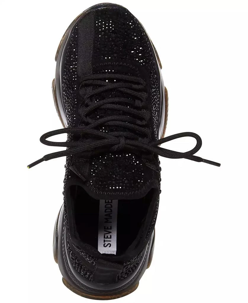 商品Steve Madden|Women's Maxima Rhinestone-Trim Trainer Sneakers,价格¥376,第5张图片详细描述