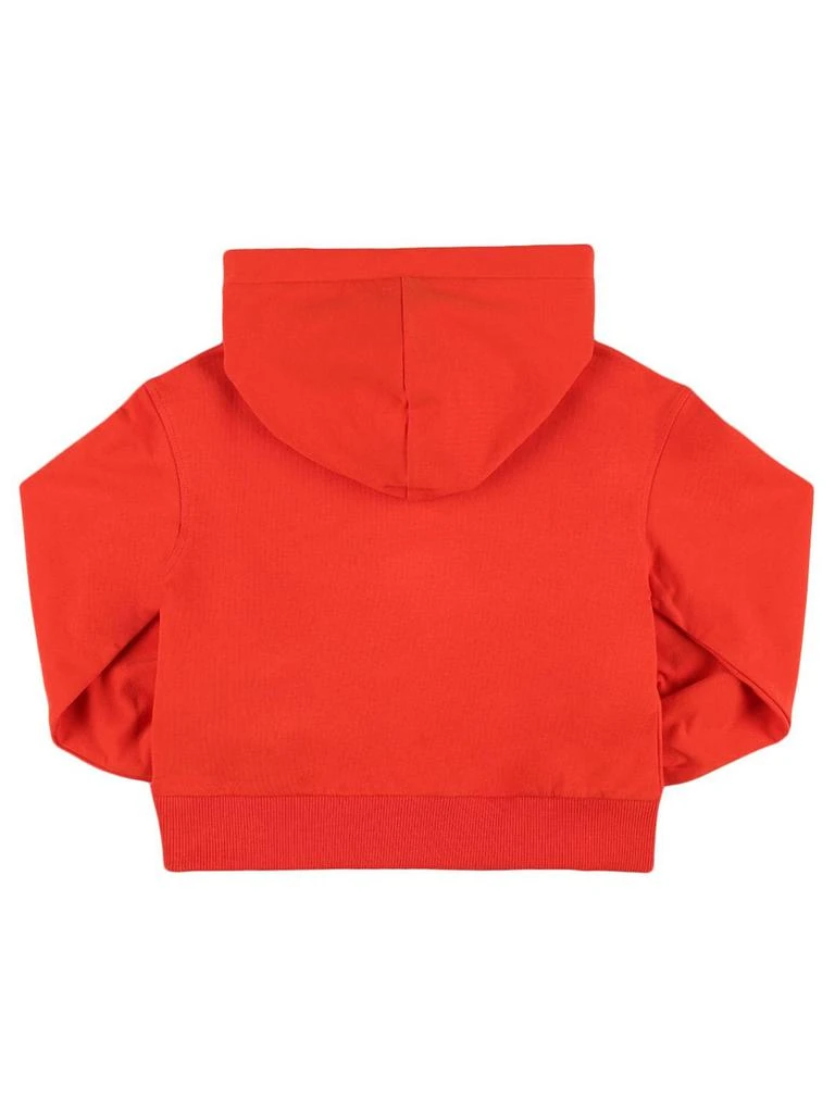 商品Moschino|Logo Print Cotton Sweatshirt Hoodie,价格¥501,第2张图片详细描述