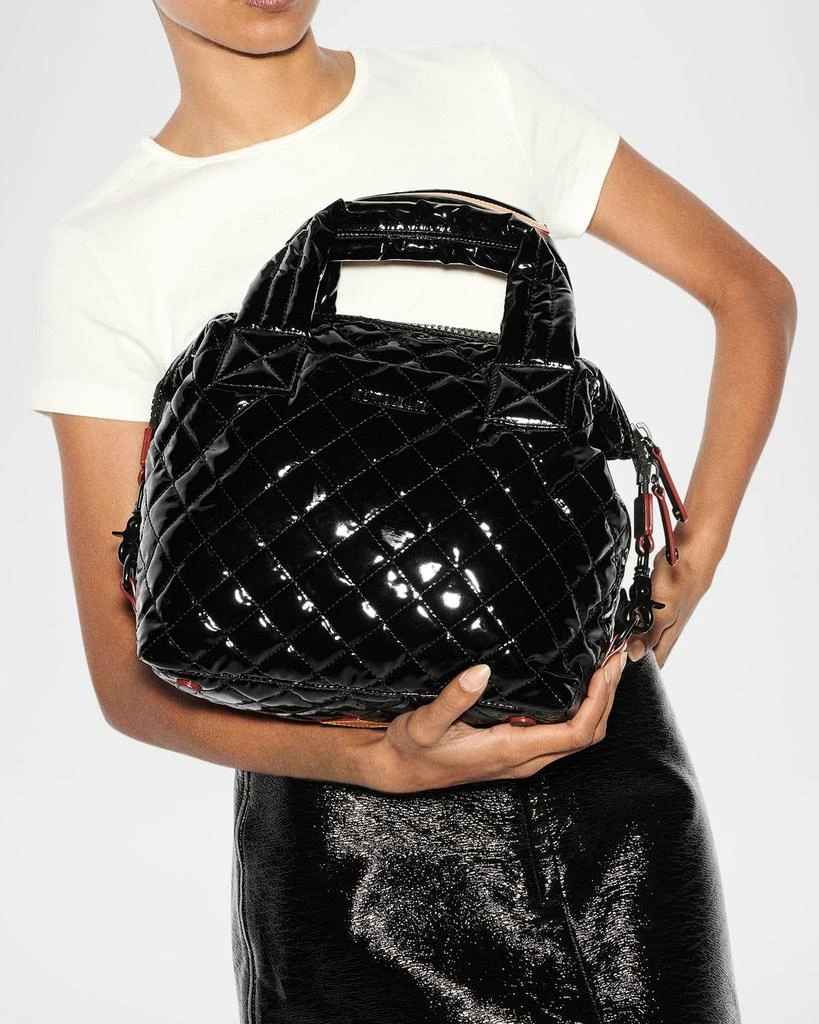 商品MZ Wallace|Sutton Deluxe Small Patent Quilted Crossbody Bag,价格¥2054,第2张图片详细描述