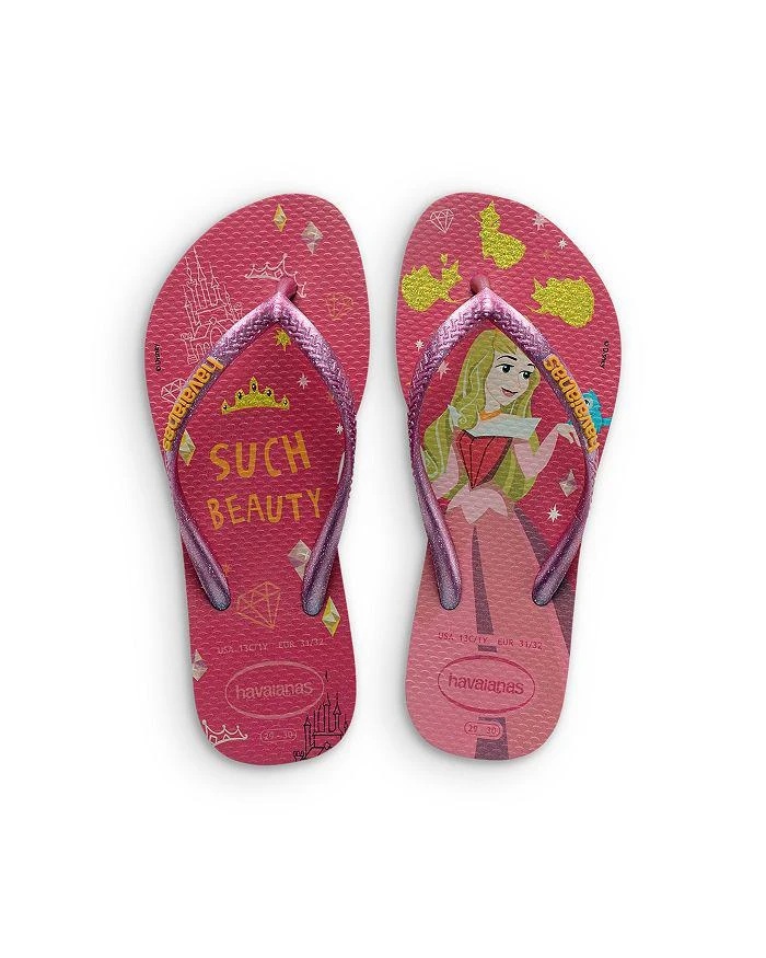 商品Havaianas|Girls' Disney Princess Flip Flops - Toddler, Little Kid,价格¥227,第1张图片