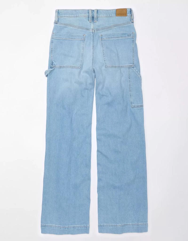 商品AE|AE Dreamy Drape Stretch Super High-Waisted Baggy Wide-Leg Jean,价格¥322,第4张图片详细描述