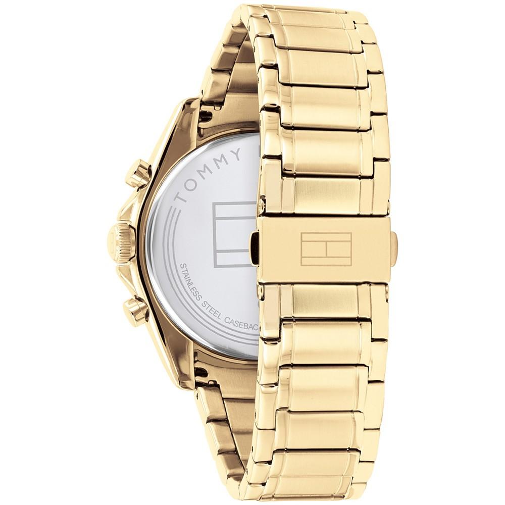 Men's Chronograph Gold-Tone Bracelet Watch 44mm商品第3张图片规格展示