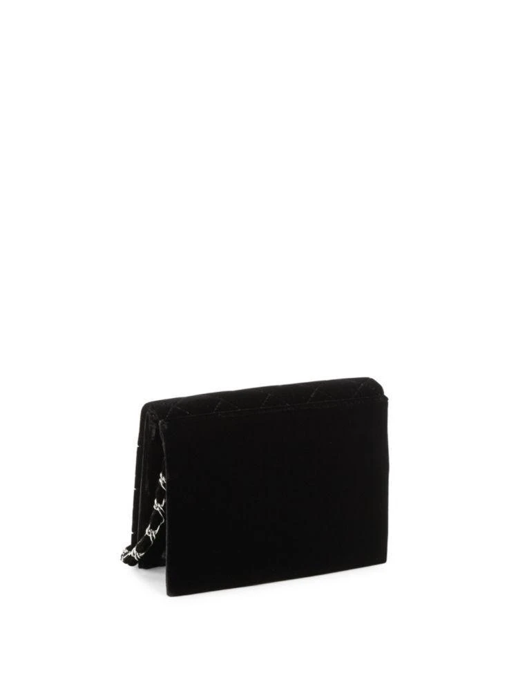 商品Badgley Mischka|Badgley Mischka Quilted Velvet Clutch,价格¥552,第4张图片详细描述