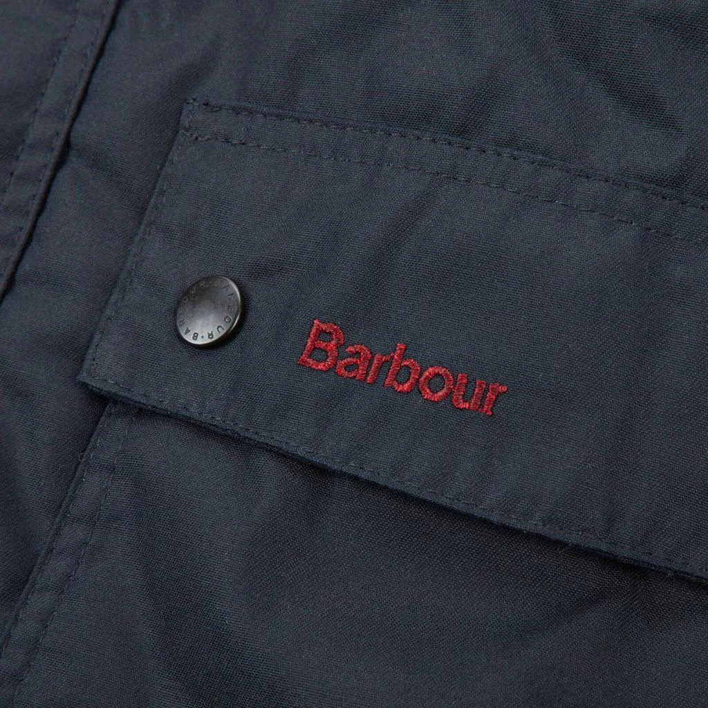 商品Barbour|Barbour Heritage Boys' Durham Wax Jacket - Navy/Red,价格¥525,第3张图片详细描述