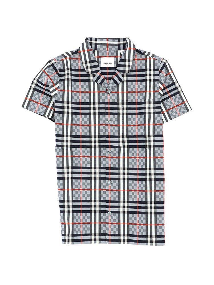 商品Burberry|Burberry Kids Checked Short-Sleeved Shirt,价格¥636,第1张图片