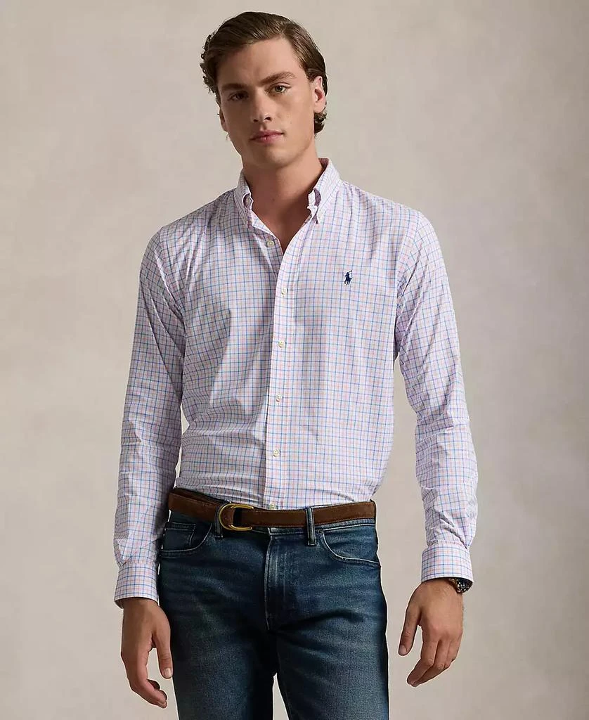 商品Ralph Lauren|Men's Classic-Fit Plaid Performance Shirt,价格¥417,第1张图片