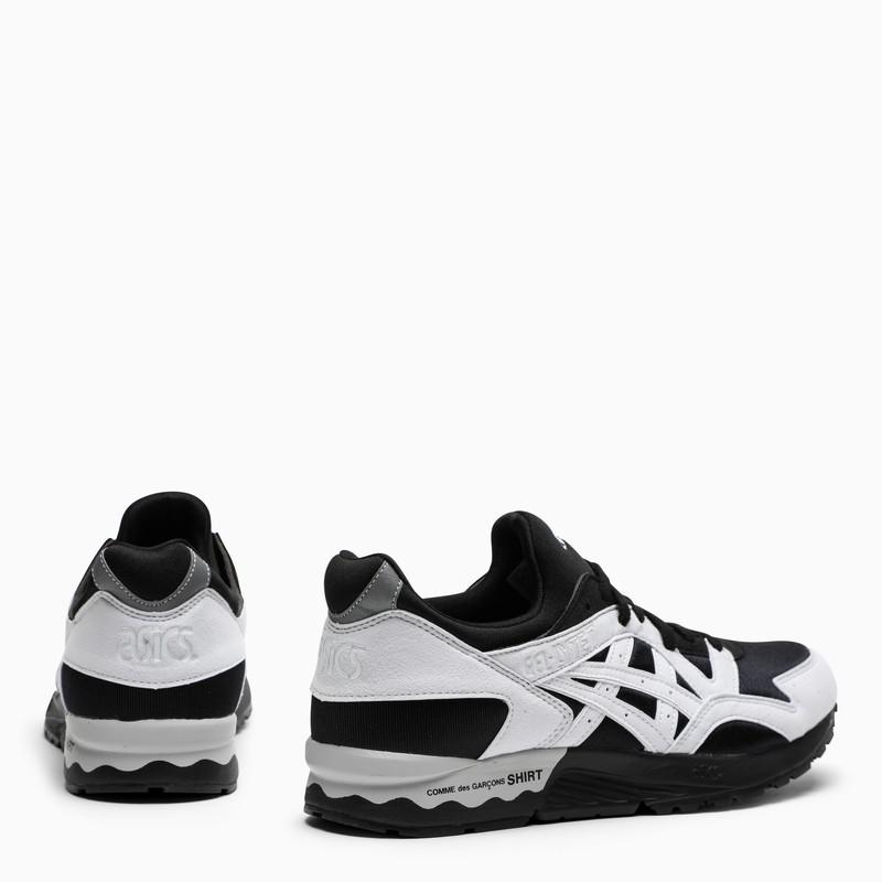 Black and white low-top fabric sneakers商品第5张图片规格展示