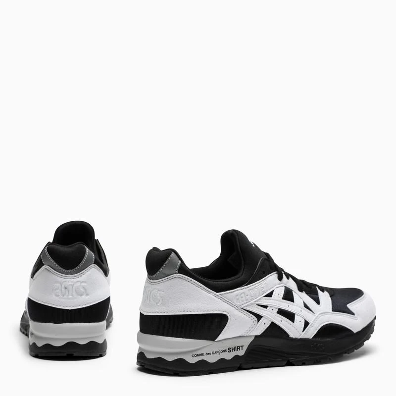 Black and white low-top fabric sneakers 商品