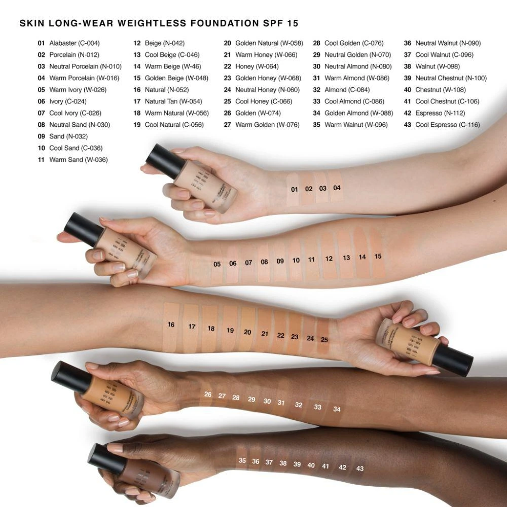 商品Bobbi Brown|Skin Long-Wear Weightless Foundation,价格¥425,第3张图片详细描述