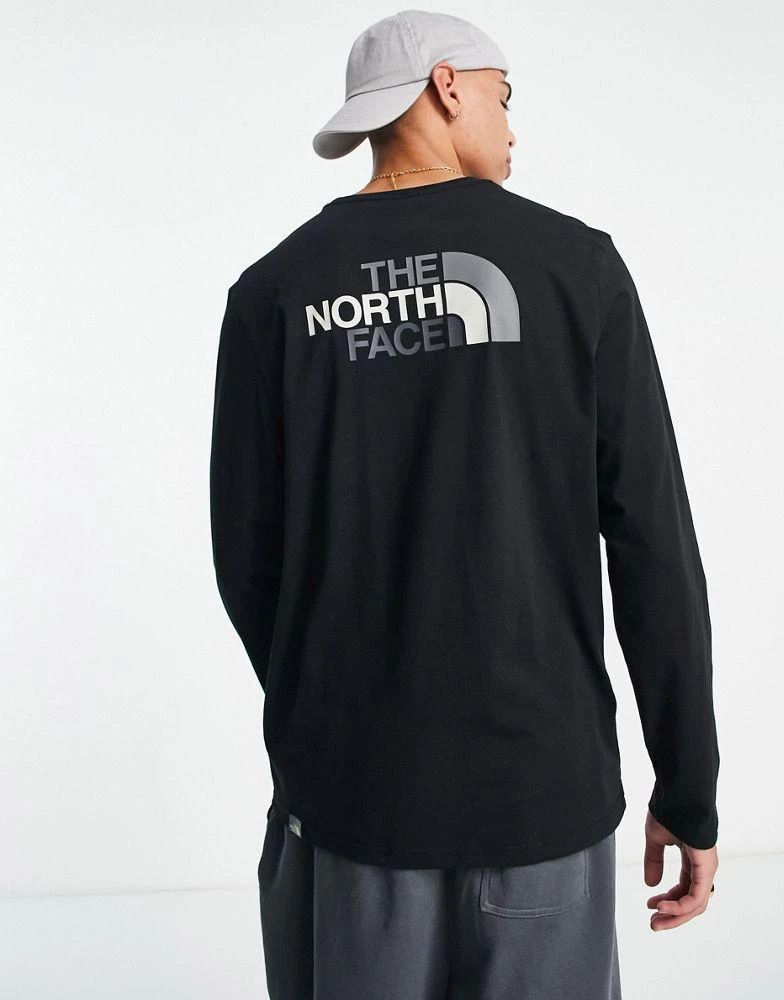 商品The North Face|The North Face Easy long sleeve t-shirt in black,价格¥228,第1张图片