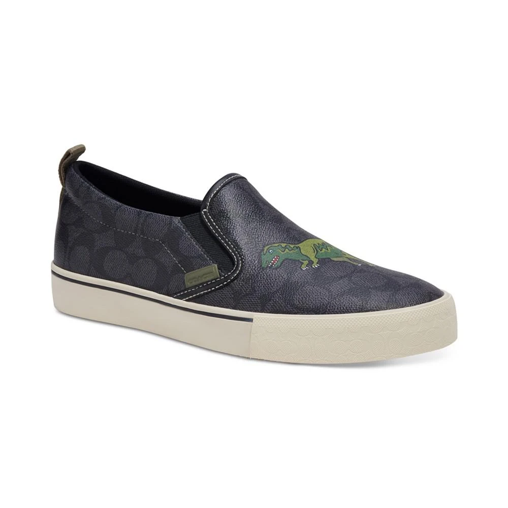 商品Coach|Men's Signature Rexy Slip-On Skate Sneakers,价格¥586,第1张图片