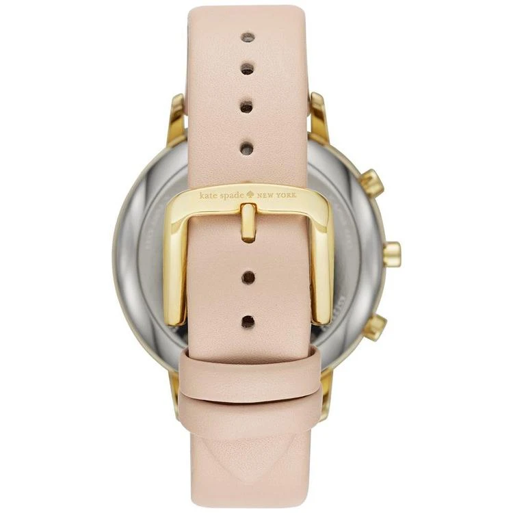 商品Kate Spade|Women's Metro Grand Vachetta Leather Strap Hybrid Smart Watch 39mm KST23102,价格¥1403,第3张图片详细描述