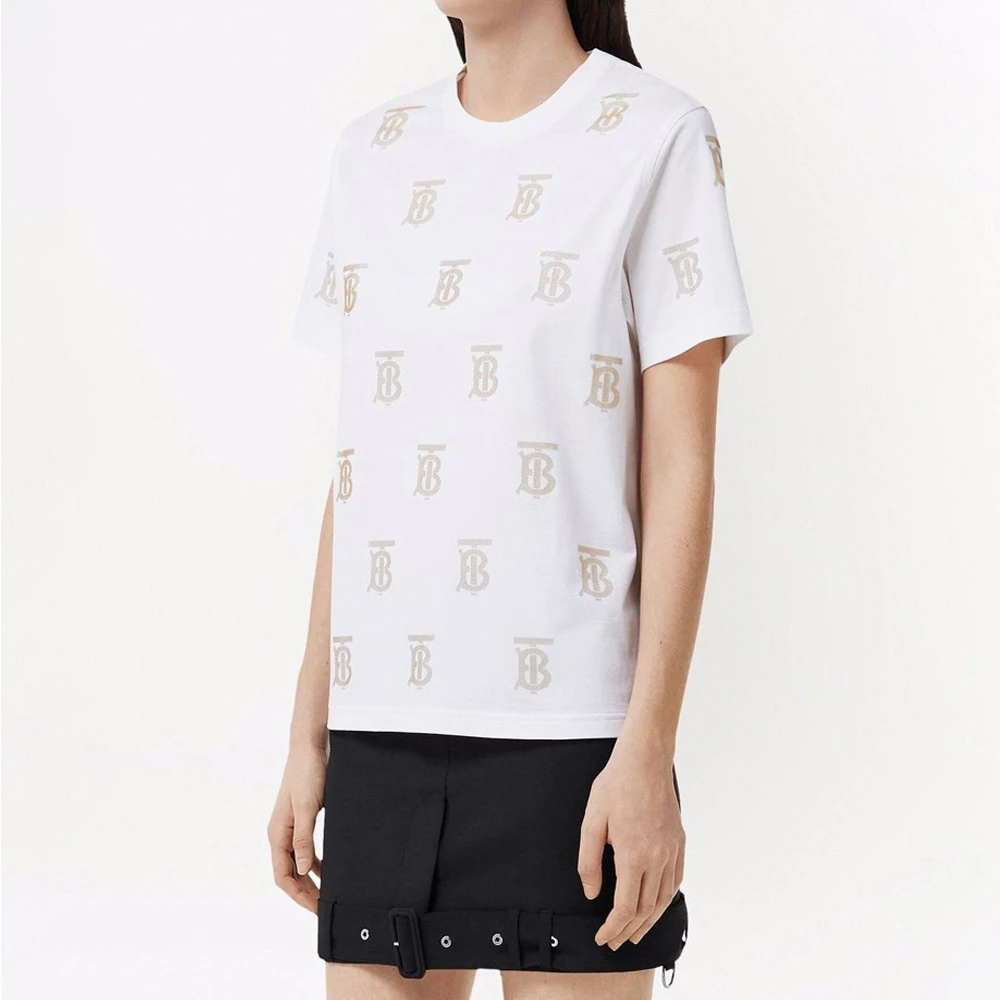 BURBERRY 白色女士T恤 8052119 商品