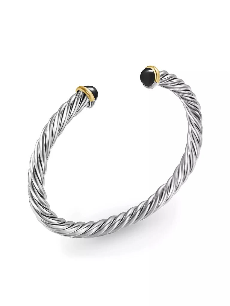 商品David Yurman|Cable Cuff Bracelet in Sterling Silver,价格¥4871,第3张图片详细描述