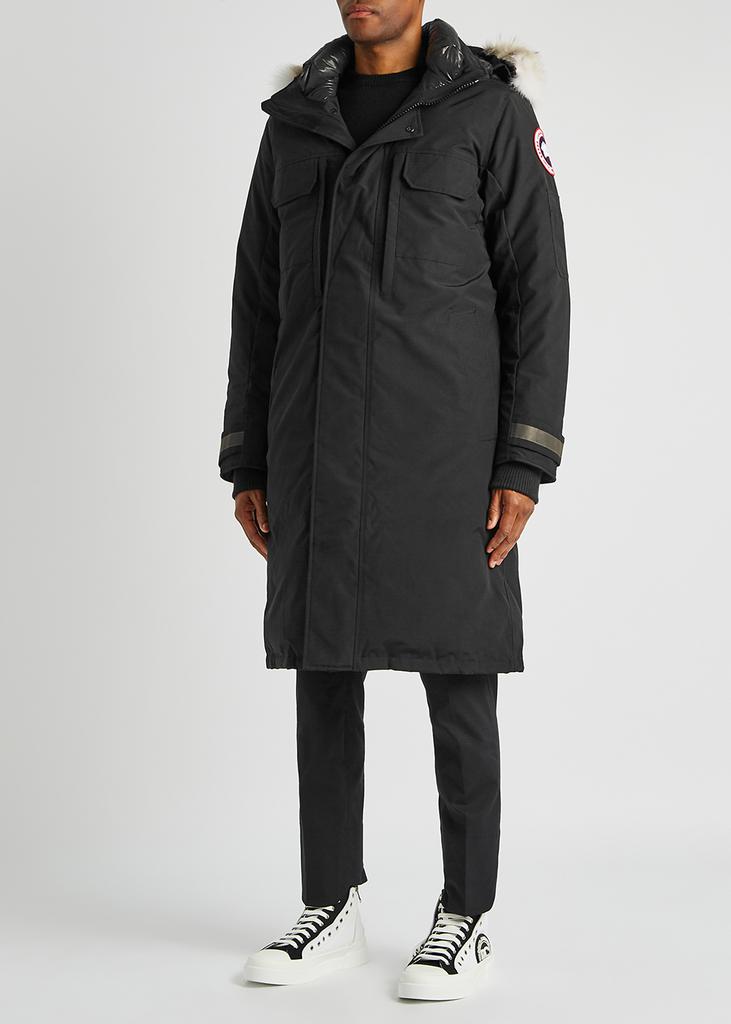 Westmount black fur-trimmed Artic-Tech coat商品第2张图片规格展示