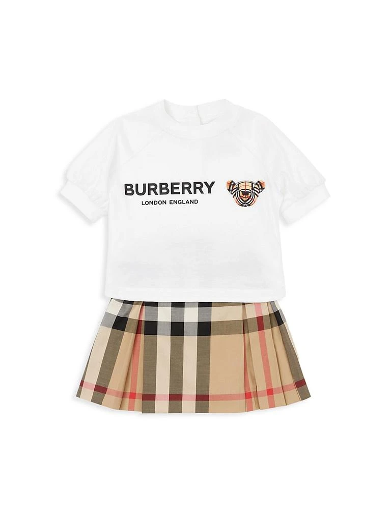 商品Burberry|Baby Girl's & Little Girl's 1G3 Mini Hilde Check Skirt,价格¥1425,第2张图片详细描述