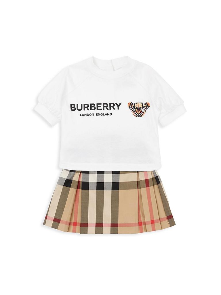 商品Burberry|Baby Girl's & Little Girl's 1G3 Mini Hilde Check Skirt,价格¥1321,第4张图片详细描述