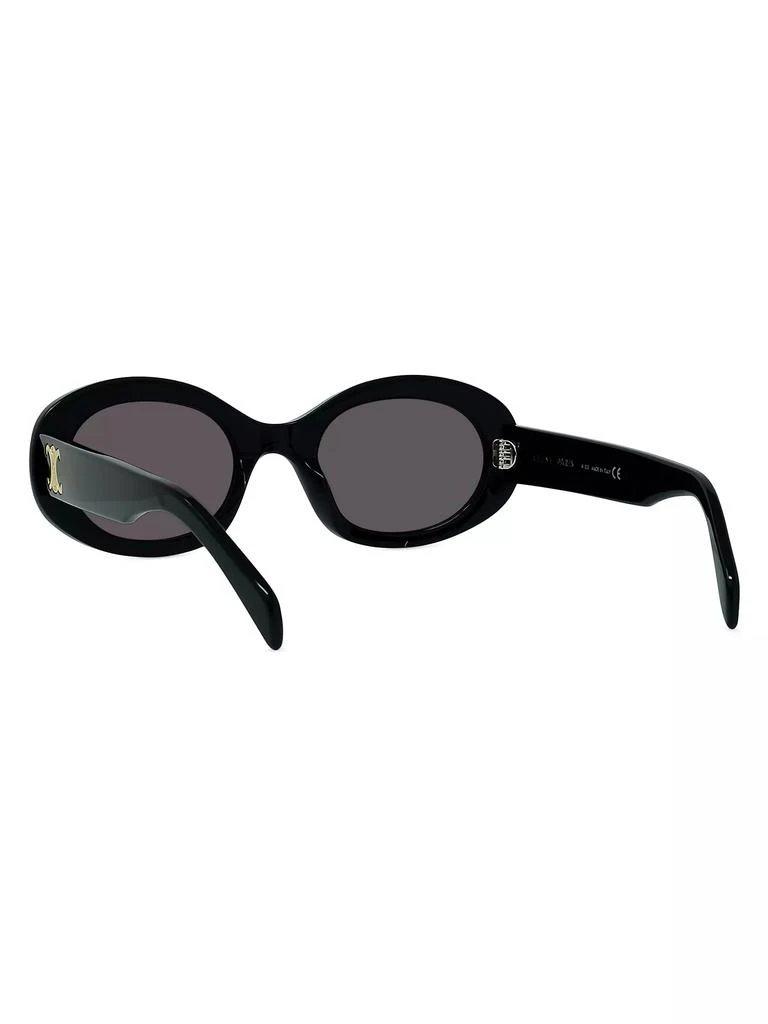 商品Celine|Triomphe 52MM Oval Sunglasses,价格¥2752,第5张图片详细描述