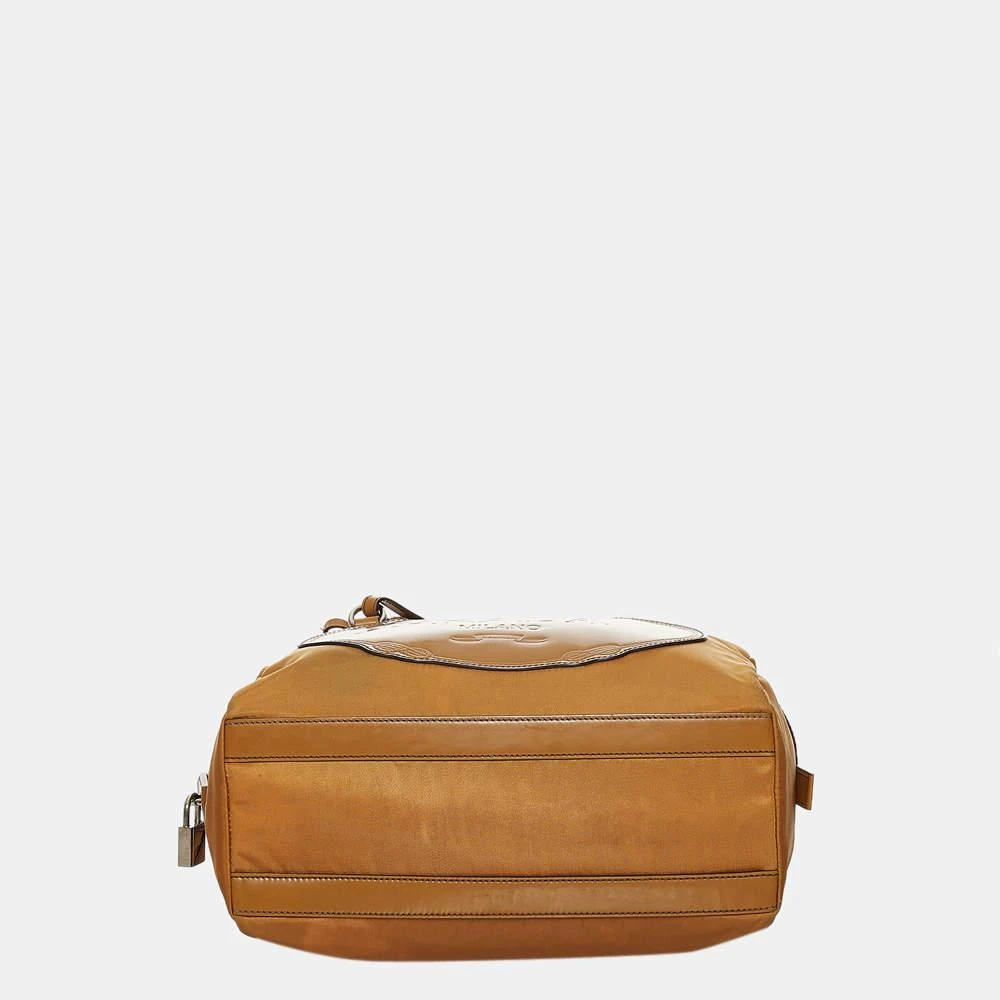 商品[二手商品] Prada|Prada Orange Canapa Logo Tessuto Shoulder Bag,价格¥2931,第4张图片详细描述