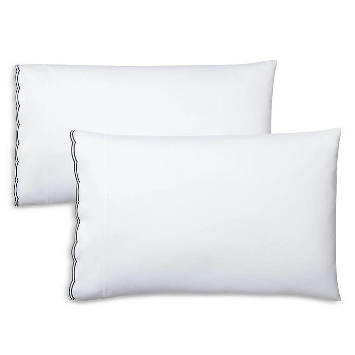 Malin Scallop Organic Cotton Sateen King Pillowcase, Pair 商品